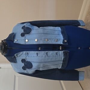 Mickey Mouse Denim Jacket Disney XSmall